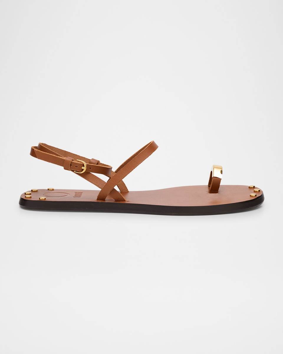 Fara Toe-Ring Flat Sandals